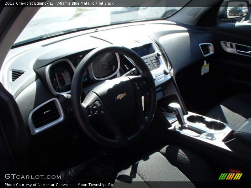 Atlantis Blue Metallic / Jet Black 2013 Chevrolet Equinox LS