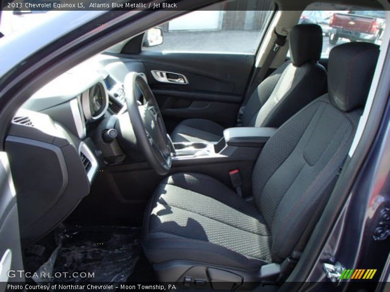 Atlantis Blue Metallic / Jet Black 2013 Chevrolet Equinox LS