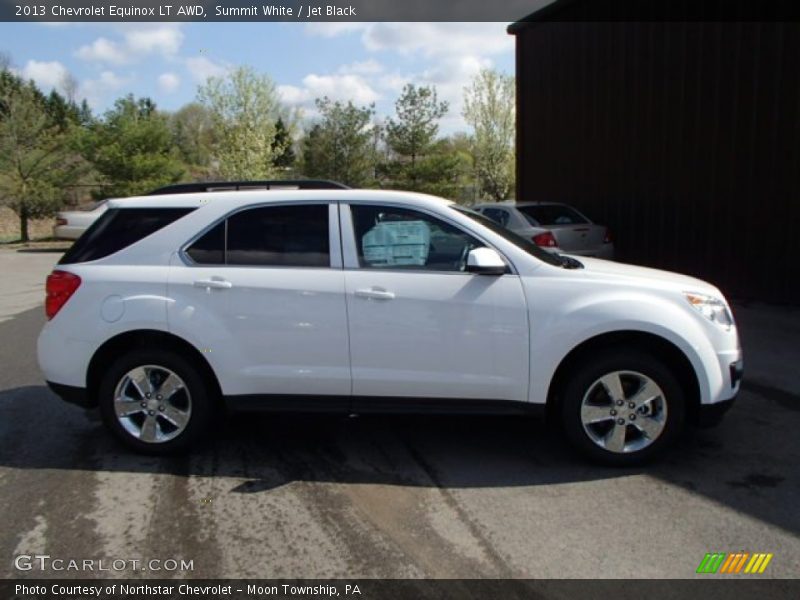 Summit White / Jet Black 2013 Chevrolet Equinox LT AWD