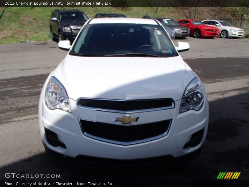Summit White / Jet Black 2013 Chevrolet Equinox LT AWD