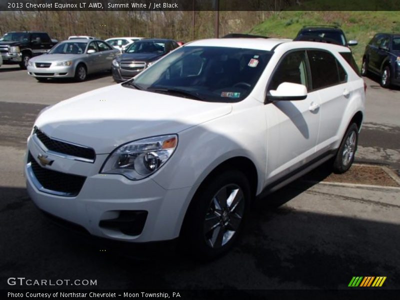 Summit White / Jet Black 2013 Chevrolet Equinox LT AWD