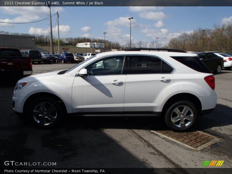 Summit White / Jet Black 2013 Chevrolet Equinox LT AWD
