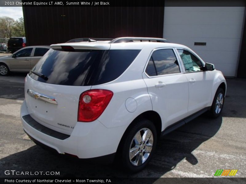 Summit White / Jet Black 2013 Chevrolet Equinox LT AWD