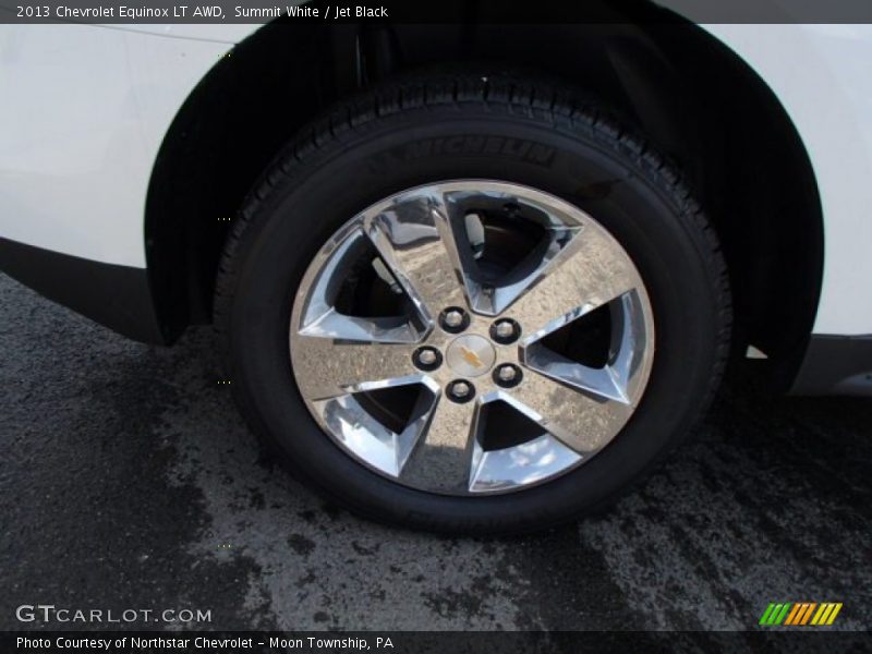 Summit White / Jet Black 2013 Chevrolet Equinox LT AWD