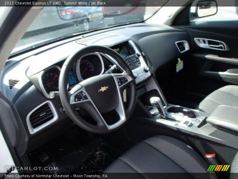Summit White / Jet Black 2013 Chevrolet Equinox LT AWD