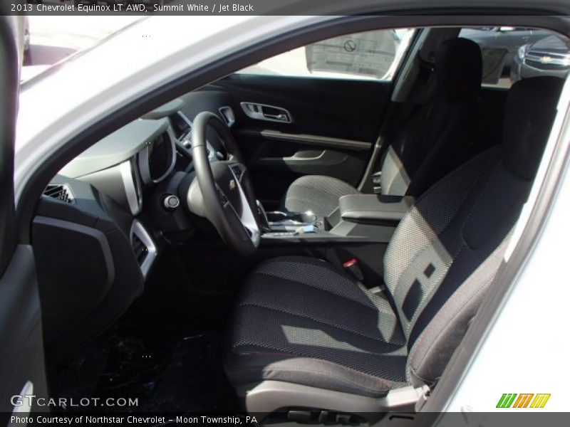 Summit White / Jet Black 2013 Chevrolet Equinox LT AWD