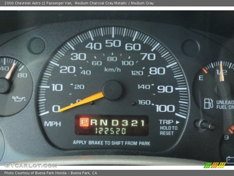 Medium Charcoal Gray Metallic / Medium Gray 2000 Chevrolet Astro LS Passenger Van