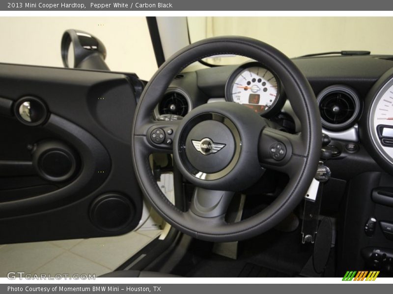 Pepper White / Carbon Black 2013 Mini Cooper Hardtop