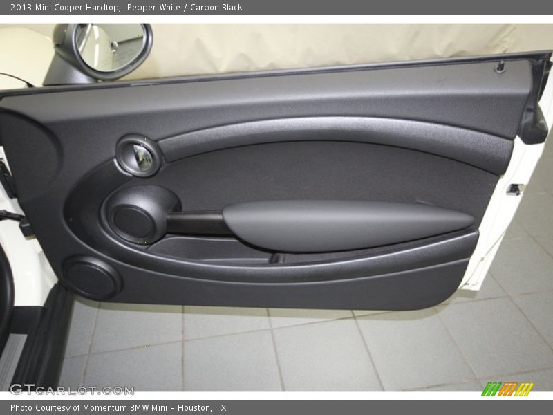 Pepper White / Carbon Black 2013 Mini Cooper Hardtop