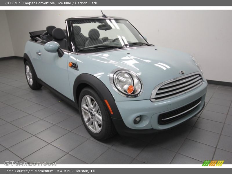 Ice Blue / Carbon Black 2013 Mini Cooper Convertible