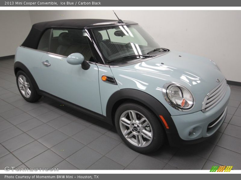 Ice Blue / Carbon Black 2013 Mini Cooper Convertible