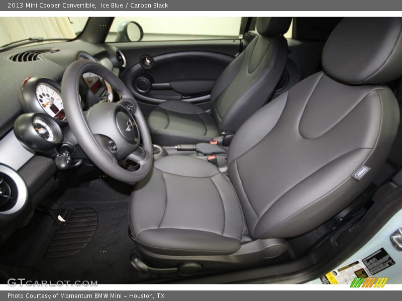 Ice Blue / Carbon Black 2013 Mini Cooper Convertible