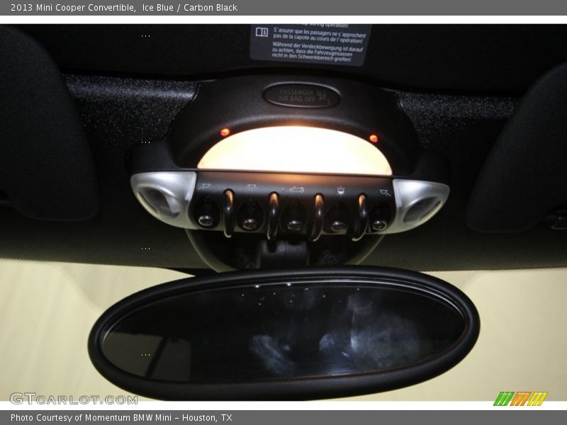 Ice Blue / Carbon Black 2013 Mini Cooper Convertible