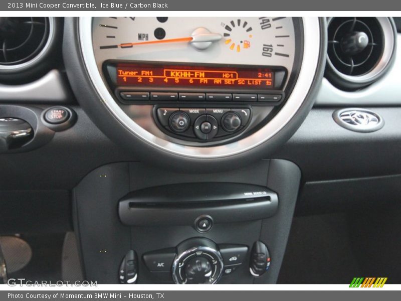 Ice Blue / Carbon Black 2013 Mini Cooper Convertible