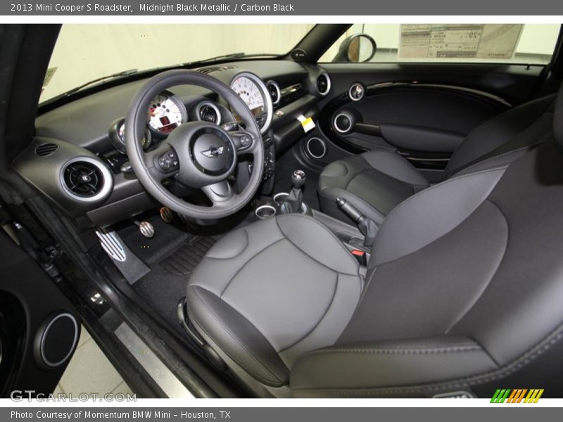Midnight Black Metallic / Carbon Black 2013 Mini Cooper S Roadster