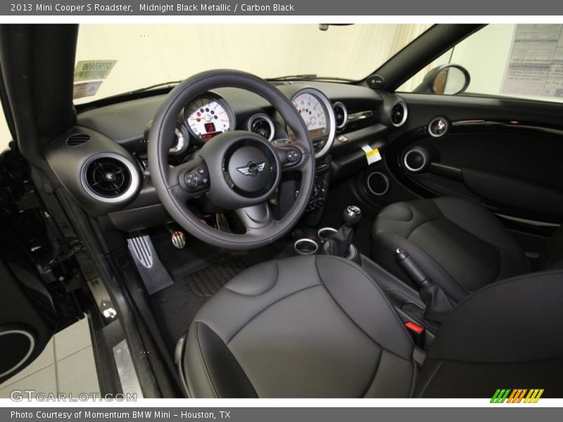 Midnight Black Metallic / Carbon Black 2013 Mini Cooper S Roadster