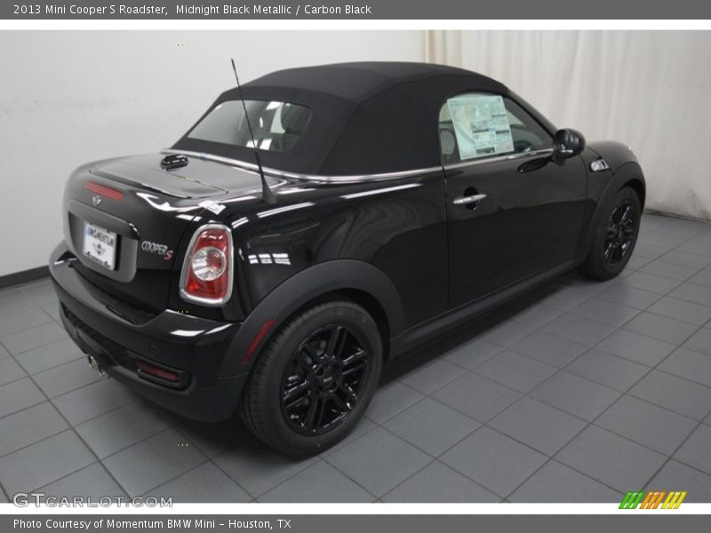 Midnight Black Metallic / Carbon Black 2013 Mini Cooper S Roadster