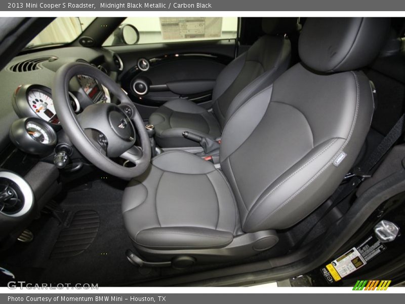 Midnight Black Metallic / Carbon Black 2013 Mini Cooper S Roadster