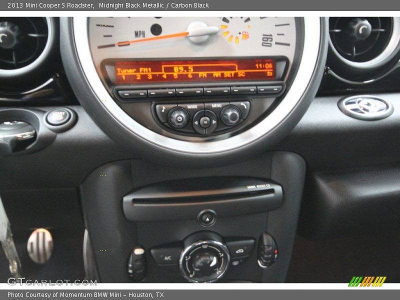 Midnight Black Metallic / Carbon Black 2013 Mini Cooper S Roadster
