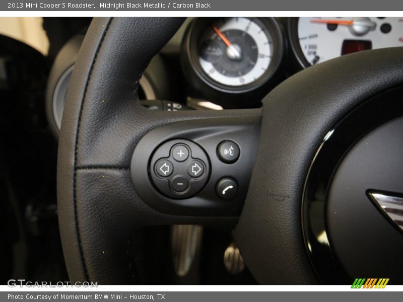 Midnight Black Metallic / Carbon Black 2013 Mini Cooper S Roadster