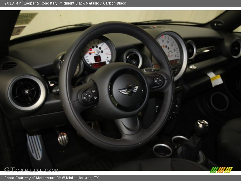 Midnight Black Metallic / Carbon Black 2013 Mini Cooper S Roadster