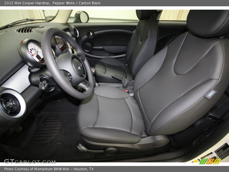 Pepper White / Carbon Black 2013 Mini Cooper Hardtop