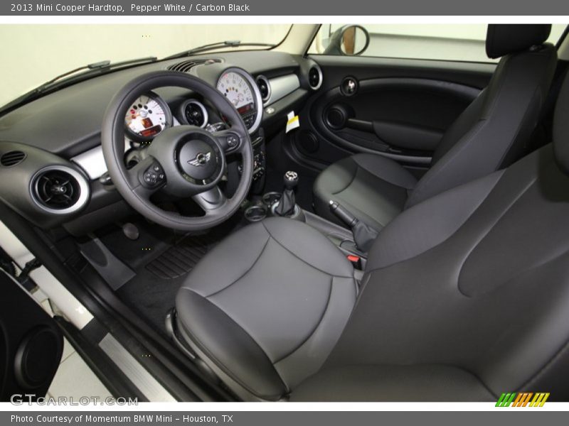 Pepper White / Carbon Black 2013 Mini Cooper Hardtop