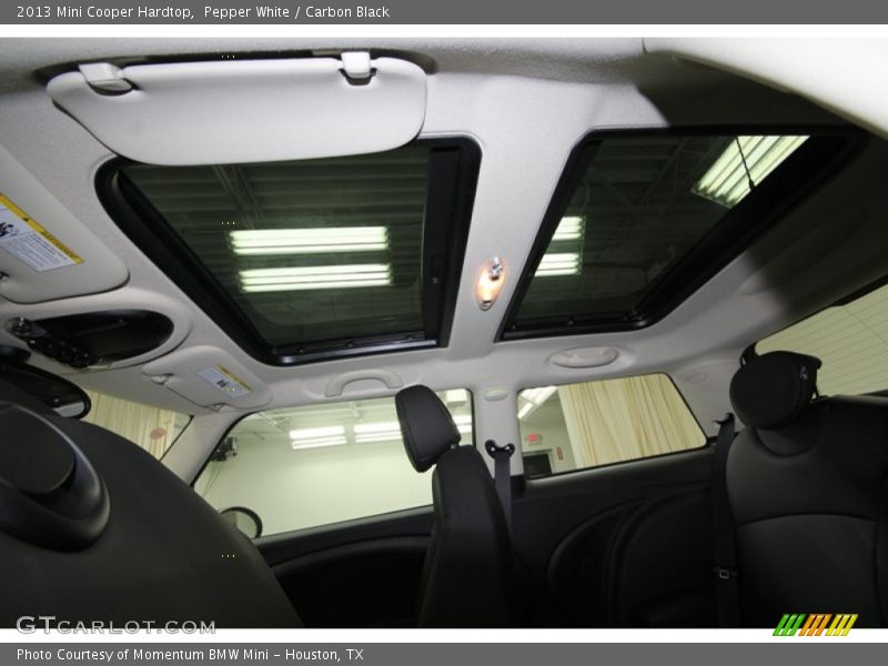 Pepper White / Carbon Black 2013 Mini Cooper Hardtop