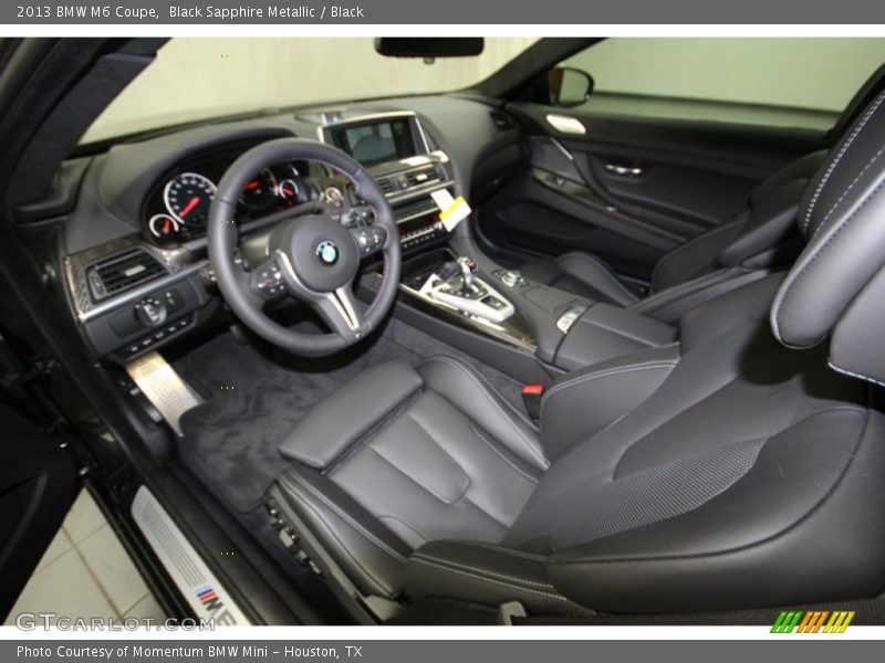 Front Seat of 2013 M6 Coupe