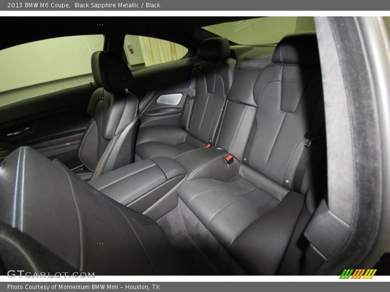 Rear Seat of 2013 M6 Coupe