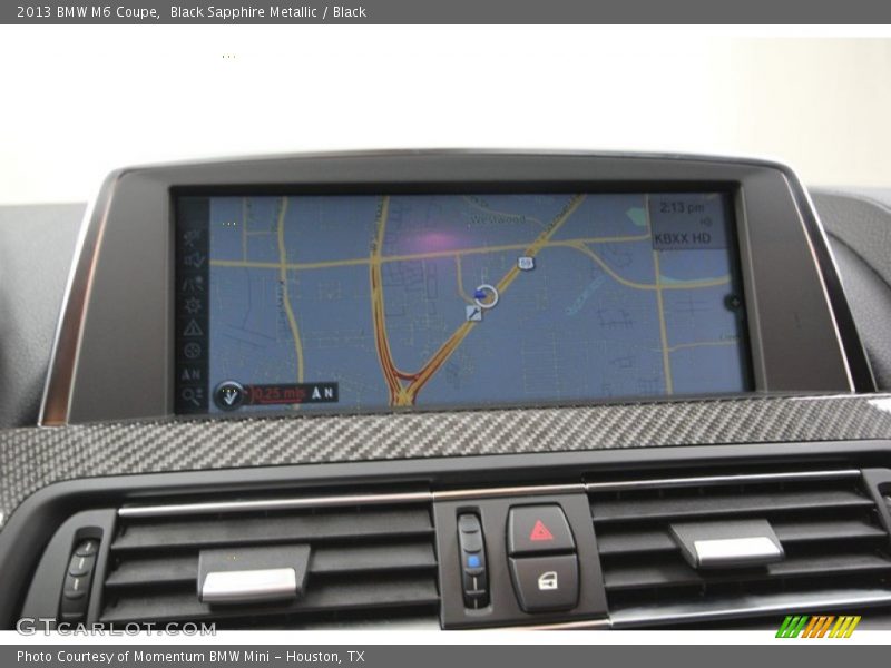 Navigation of 2013 M6 Coupe