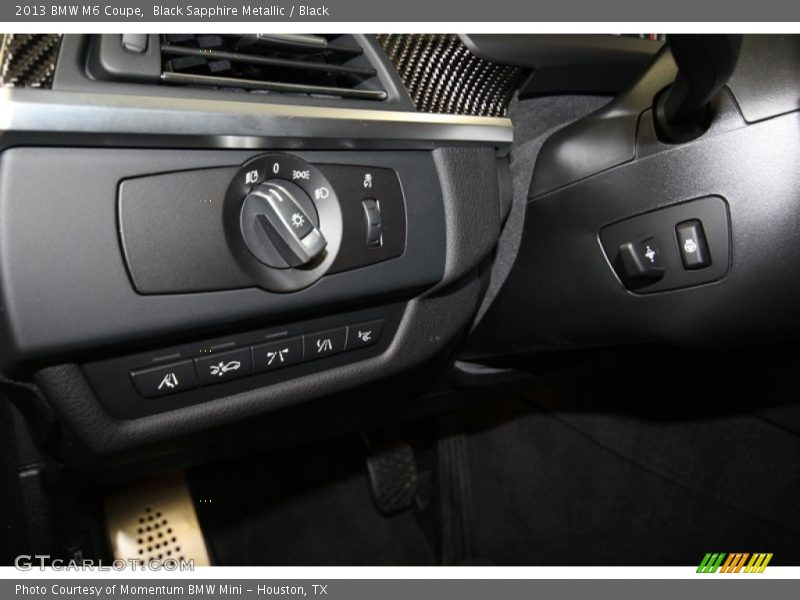 Controls of 2013 M6 Coupe