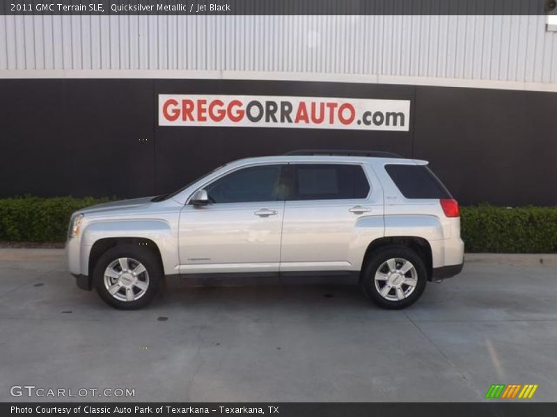 Quicksilver Metallic / Jet Black 2011 GMC Terrain SLE