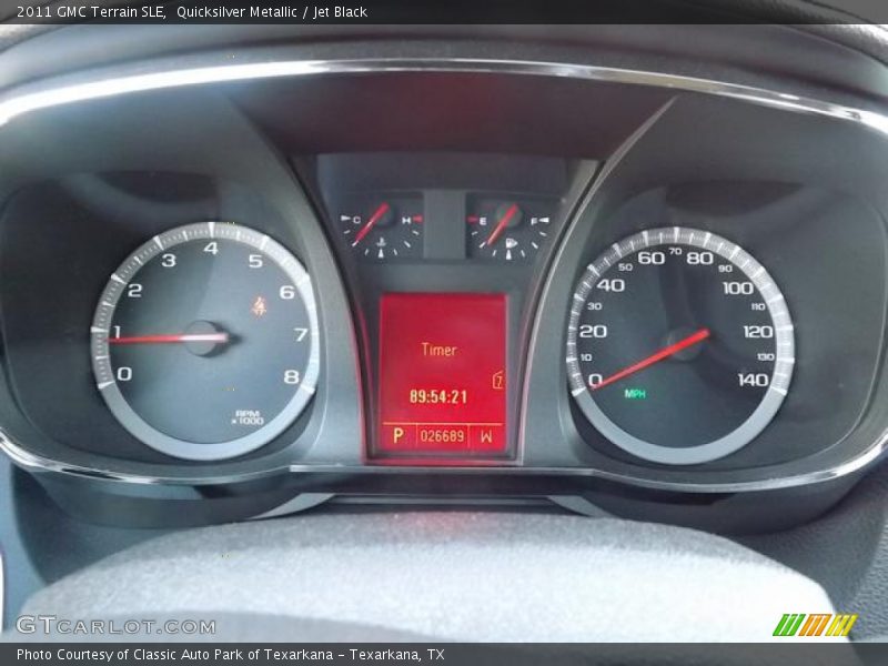 Quicksilver Metallic / Jet Black 2011 GMC Terrain SLE