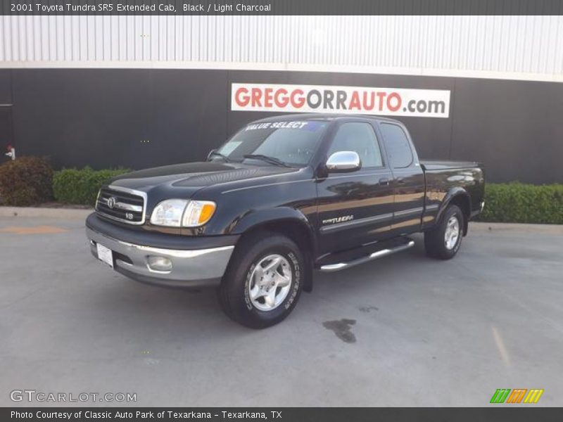 Black / Light Charcoal 2001 Toyota Tundra SR5 Extended Cab