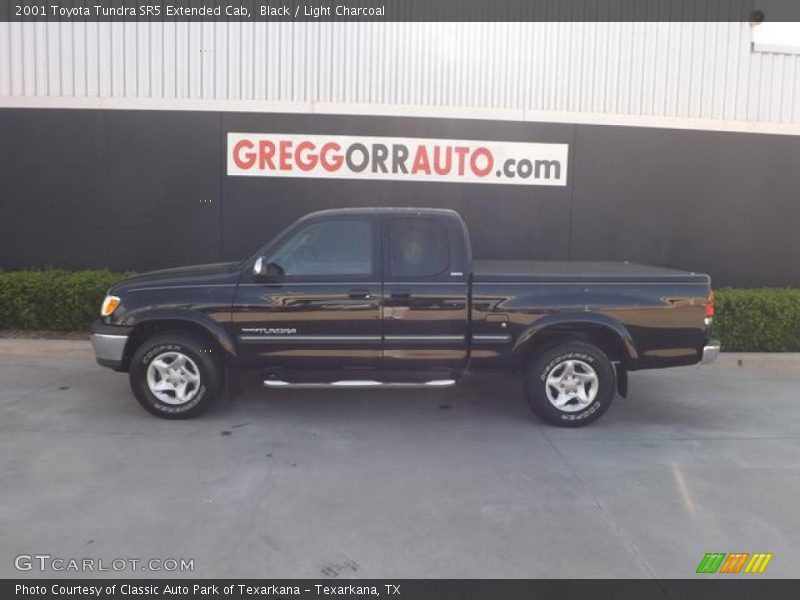 Black / Light Charcoal 2001 Toyota Tundra SR5 Extended Cab