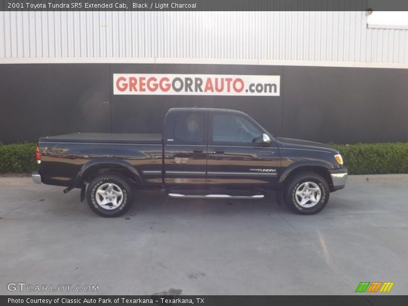 Black / Light Charcoal 2001 Toyota Tundra SR5 Extended Cab