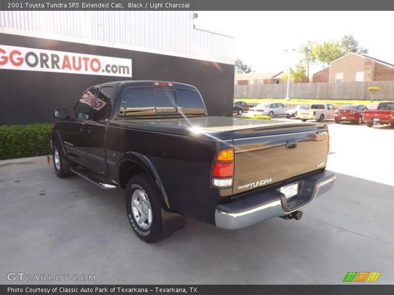 Black / Light Charcoal 2001 Toyota Tundra SR5 Extended Cab