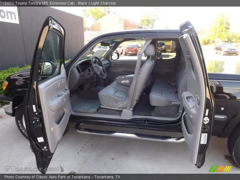 Black / Light Charcoal 2001 Toyota Tundra SR5 Extended Cab