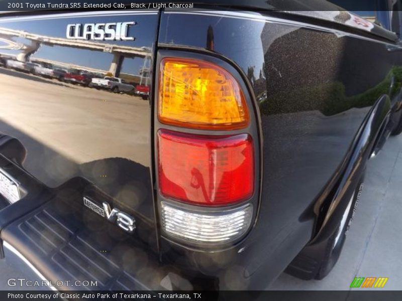 Black / Light Charcoal 2001 Toyota Tundra SR5 Extended Cab