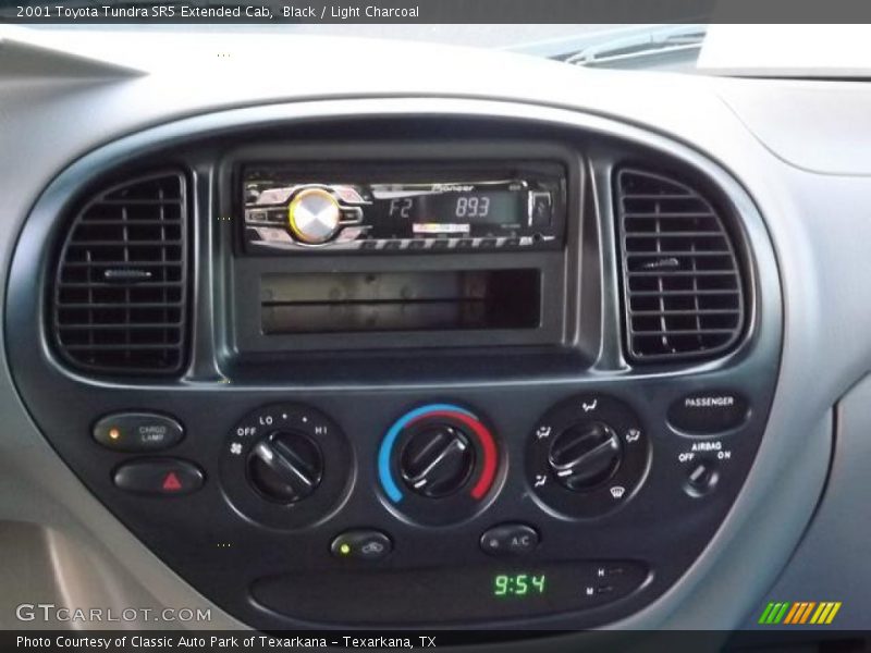 Black / Light Charcoal 2001 Toyota Tundra SR5 Extended Cab