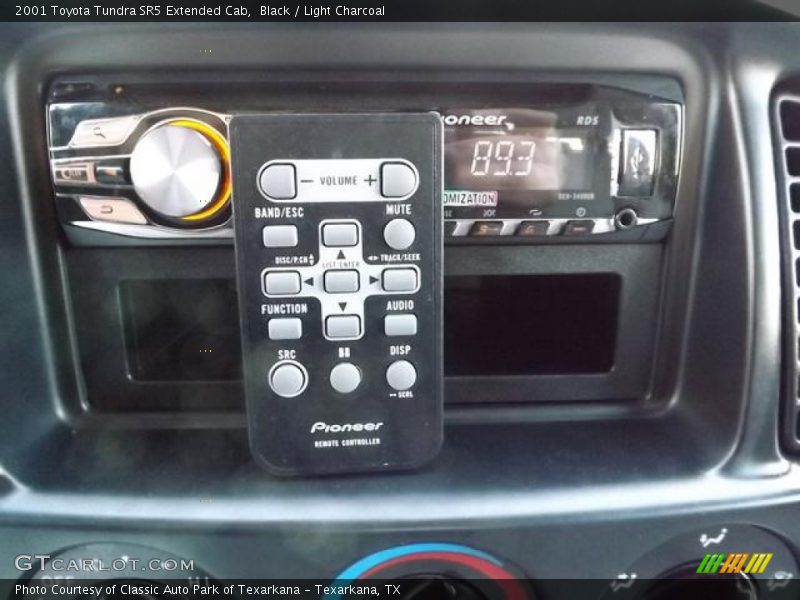 Black / Light Charcoal 2001 Toyota Tundra SR5 Extended Cab