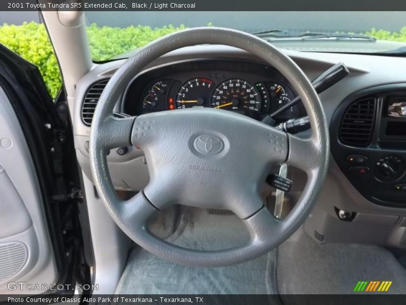Black / Light Charcoal 2001 Toyota Tundra SR5 Extended Cab