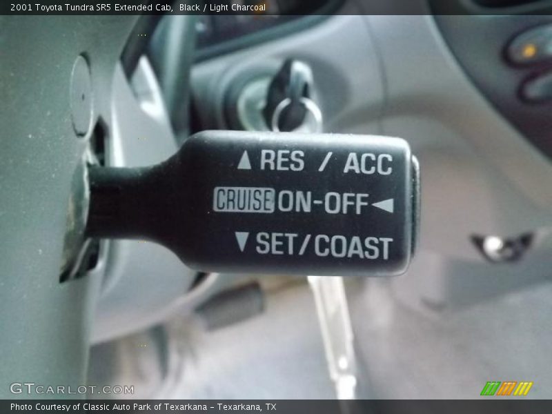 Black / Light Charcoal 2001 Toyota Tundra SR5 Extended Cab