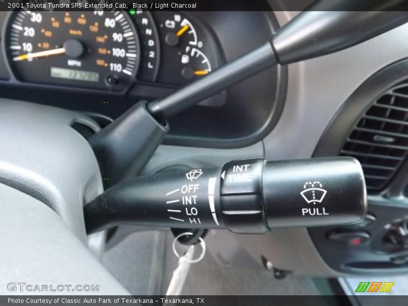 Black / Light Charcoal 2001 Toyota Tundra SR5 Extended Cab