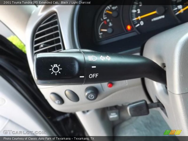 Black / Light Charcoal 2001 Toyota Tundra SR5 Extended Cab