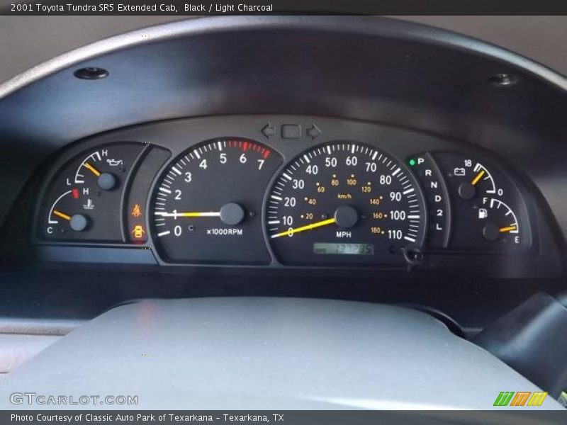 Black / Light Charcoal 2001 Toyota Tundra SR5 Extended Cab