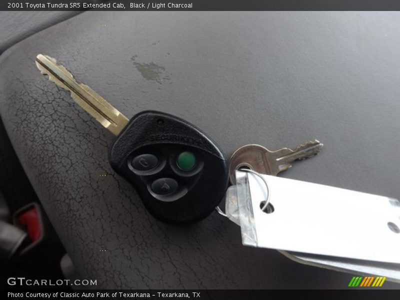 Black / Light Charcoal 2001 Toyota Tundra SR5 Extended Cab