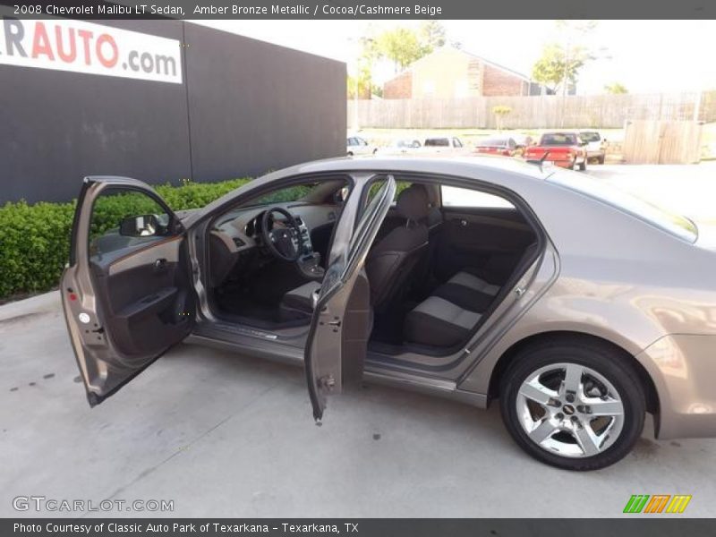 Amber Bronze Metallic / Cocoa/Cashmere Beige 2008 Chevrolet Malibu LT Sedan