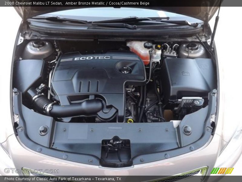 Amber Bronze Metallic / Cocoa/Cashmere Beige 2008 Chevrolet Malibu LT Sedan